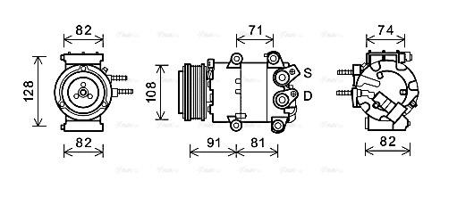 Compressor, air conditioning (FDAK498)