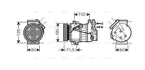 Compressor, air conditioning (RTAK393)
