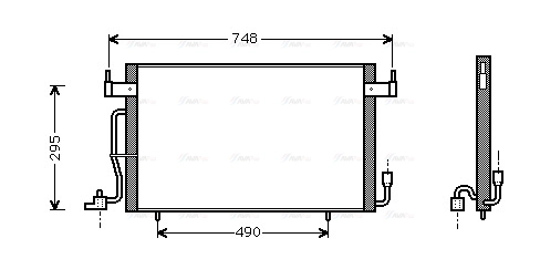 Condenser, air conditioning (CN5141)