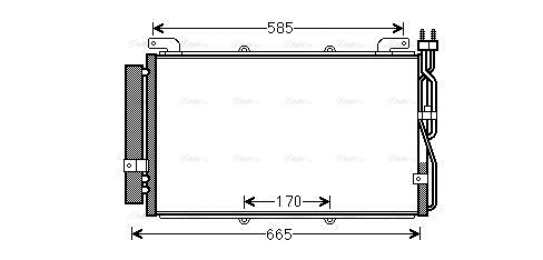 Condenser, air conditioning (HYA5220D)