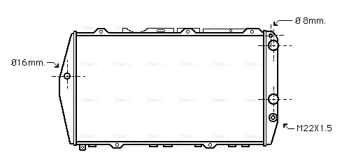 Radiator, engine cooling (AI2019)