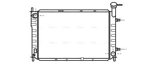 Radiator, engine cooling (FD2184)