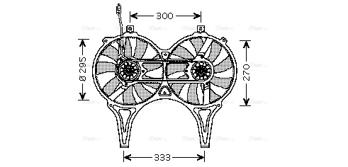 Fan, engine cooling (MS7514)