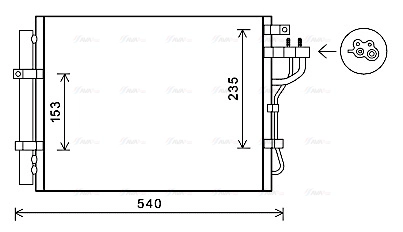 Condenser, air conditioning (KA5188D)