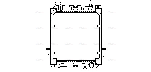 Radiator, engine cooling (DF2024)