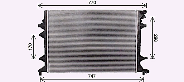 Low Temperature Cooler, charge air cooler (VN2415)