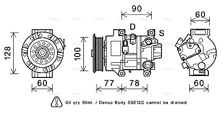 Compressor, air conditioning (TOAK584)