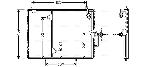 Condenser, air conditioning (MS5160)