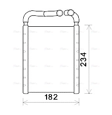 Heat Exchanger, interior heating (HY6356)