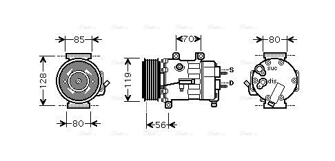 Compressor, air conditioning (CNAK250)