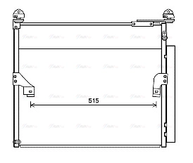Condenser, air conditioning (TO5655D)