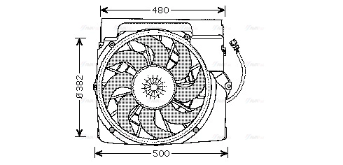 Fan, engine cooling (BW7511)