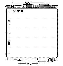 Radiator, engine cooling (SC2045)