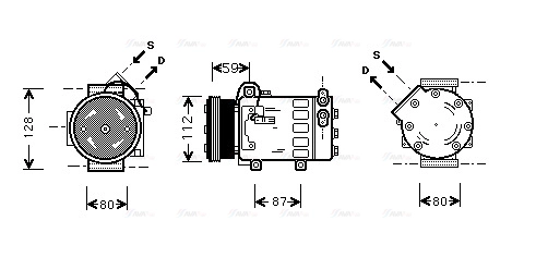 Compressor, air conditioning (PEK333)