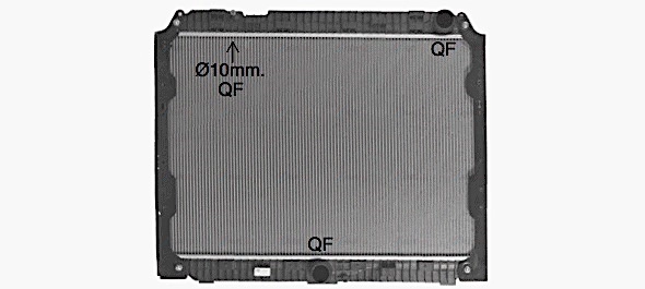 Radiator, engine cooling (ME2338)