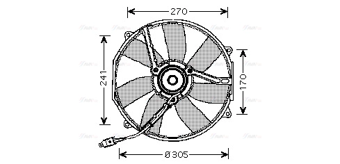 Fan, engine cooling (MS7512)