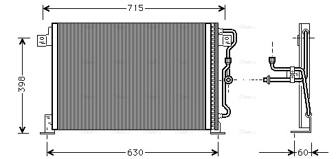 Condenser, air conditioning (JE5019)