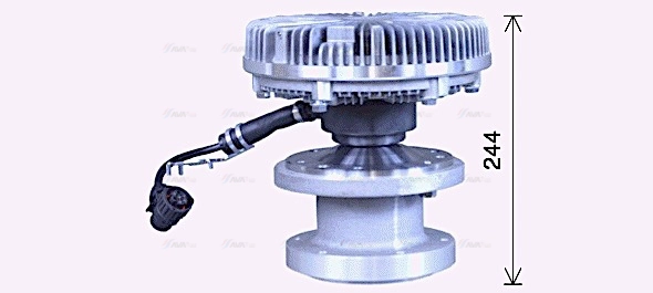 Clutch, radiator fan