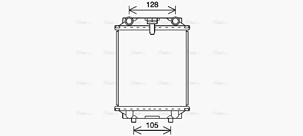 Radiator, engine cooling (AI2415)