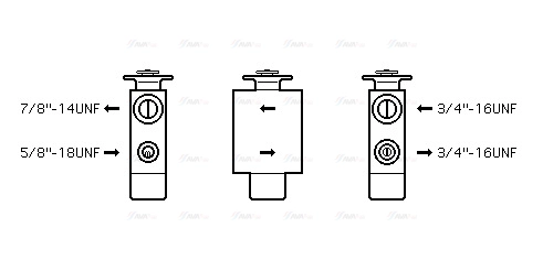 Expansion Valve, air conditioning (VN1101)