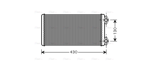 Heat Exchanger, interior heating (MN6030)