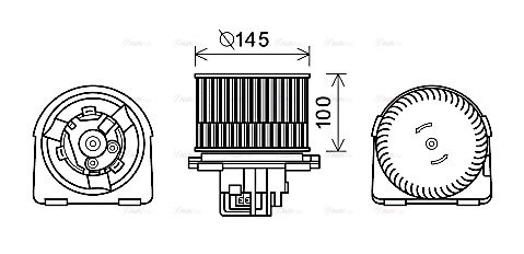Interior Blower (OL8619)