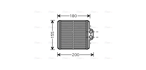 Heat Exchanger, interior heating (SZ6093)