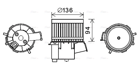 Interior Blower (FT8434)