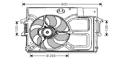 Fan, engine cooling (FD7519)