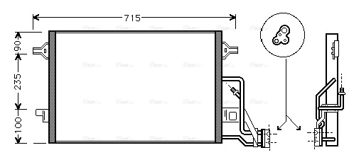 Condenser, air conditioning (VN5189)