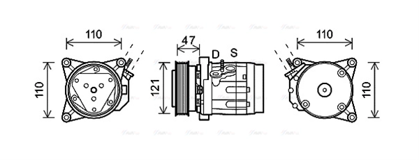 Compressor, air conditioning (CTK036)