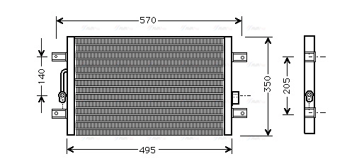 Condenser, air conditioning (FTA5240)