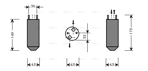 Dryer, air conditioning (DWD022)