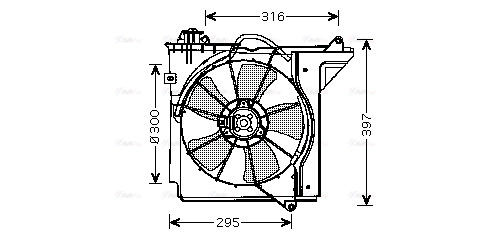 Fan, engine cooling (TO7538)