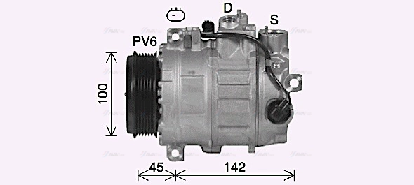 Compressor, air conditioning (MSK758)