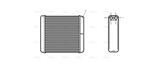 Heat Exchanger, interior heating (OL6206)