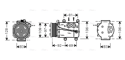 Compressor, air conditioning (FDAK171)