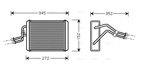 Heat Exchanger, interior heating (FD6317)