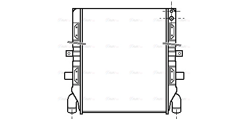 Radiator, engine cooling (SC2004)