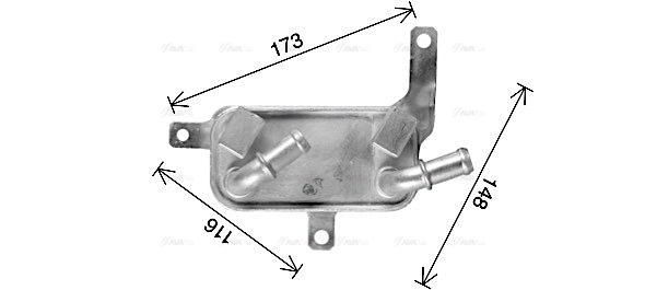 Oil Cooler, automatic transmission