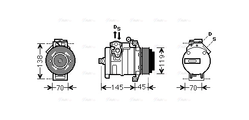 Compressor, air conditioning (MSAK530)