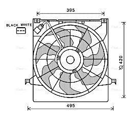 Fan, engine cooling (KA7522)