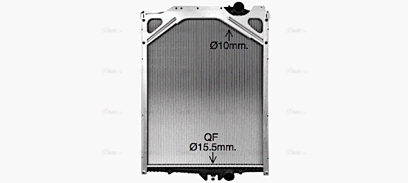 Radiator, engine cooling (VL2113)