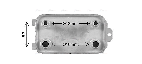 Oil Cooler, automatic transmission (VO3300)