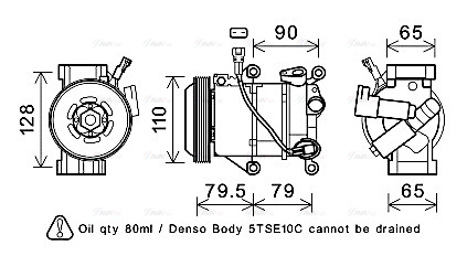 Compressor, air conditioning (TOK720)