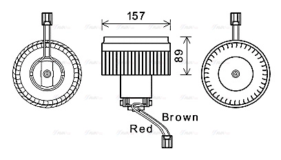 Interior Blower (VO8176)