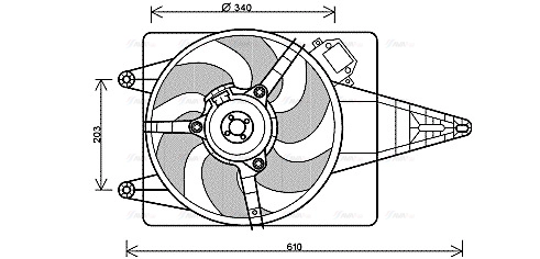 Fan, engine cooling (FT7546)