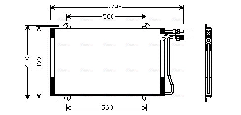 Condenser, air conditioning (MS5219)