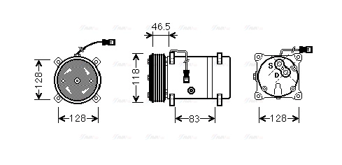 Compressor, air conditioning (CNAK158)