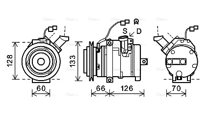 Compressor, air conditioning (MTK228)